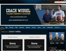 Tablet Screenshot of coachwissel.com